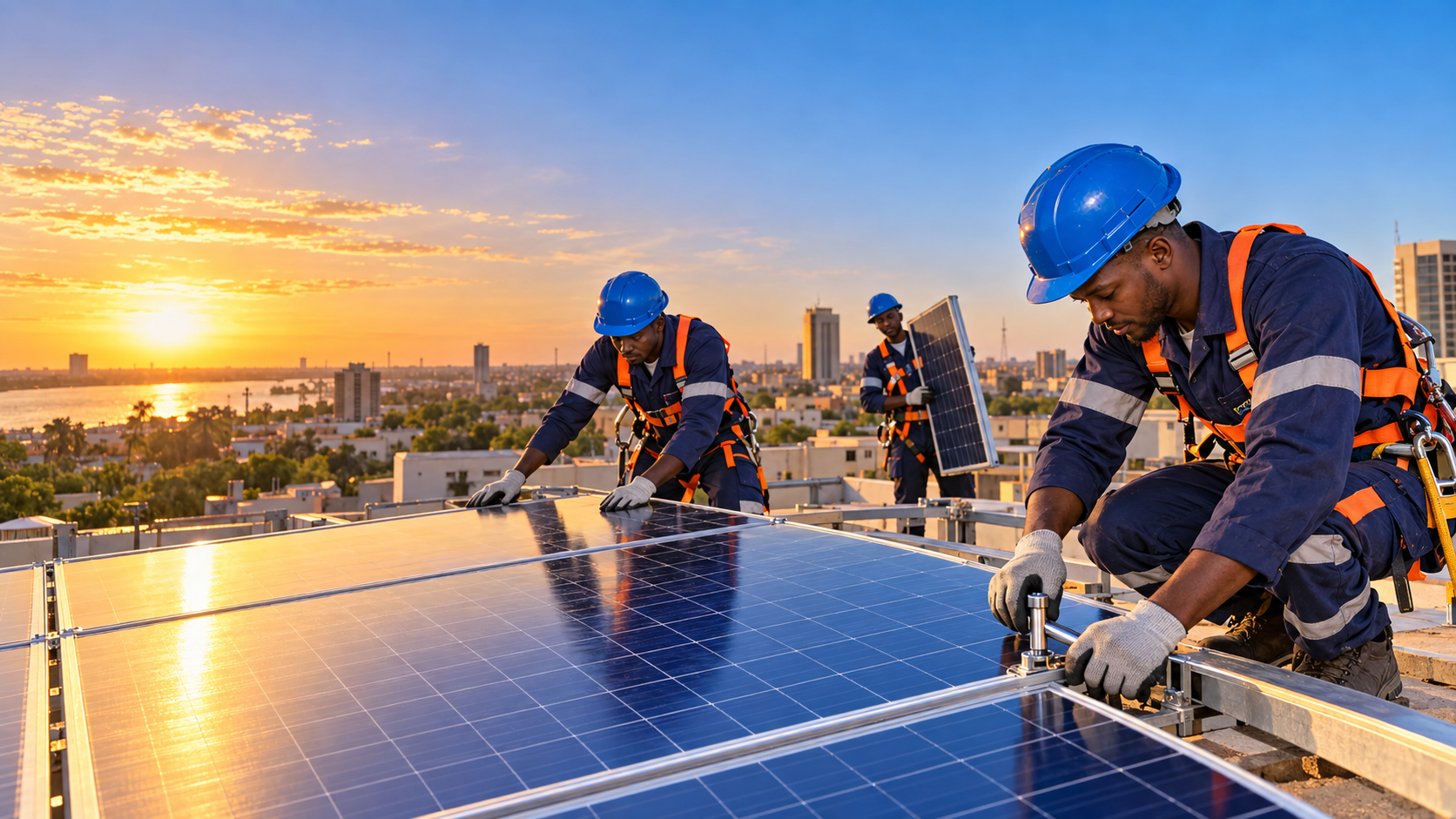 Illustration : Électricité • Énergie solaire